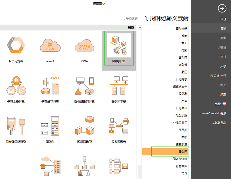 3D网络图示例