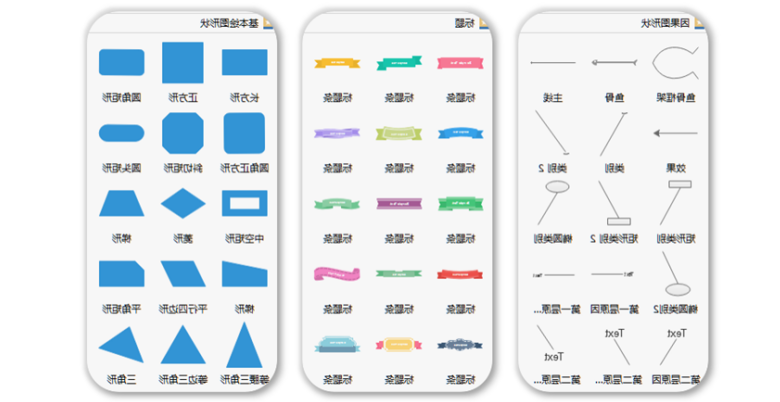 原因型鱼骨图模板