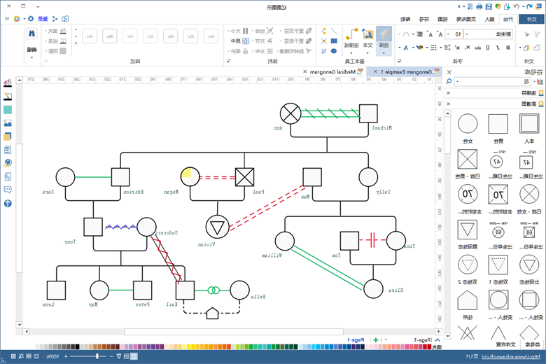 绘制家系图的软件