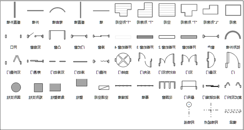 Ag平台官方网站
图示门窗符号