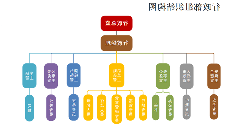 行政部门组织结构图