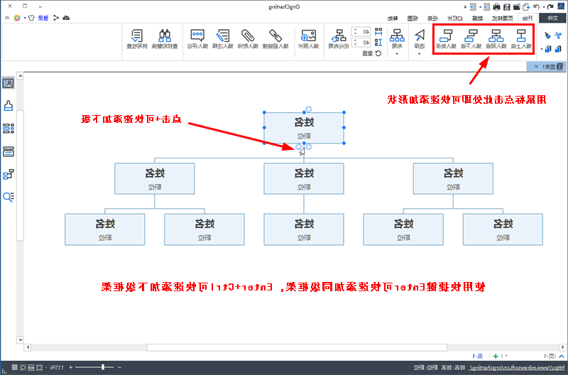 组织架构图快捷键