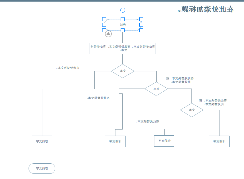 过程流程图文本