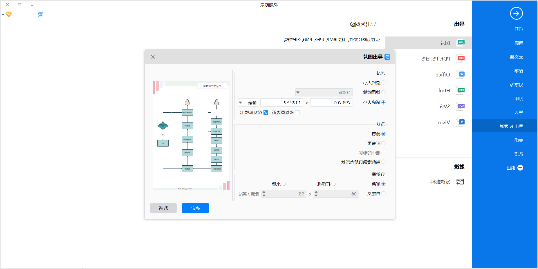 生产流程图保存